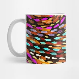 Light spiral merry go round (bright orange) Mug